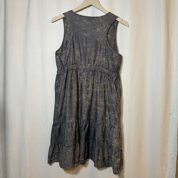 Sun Moda Made in USA Cotton Acid Wash Sun Dress Size Medium - Picture 5 of 9